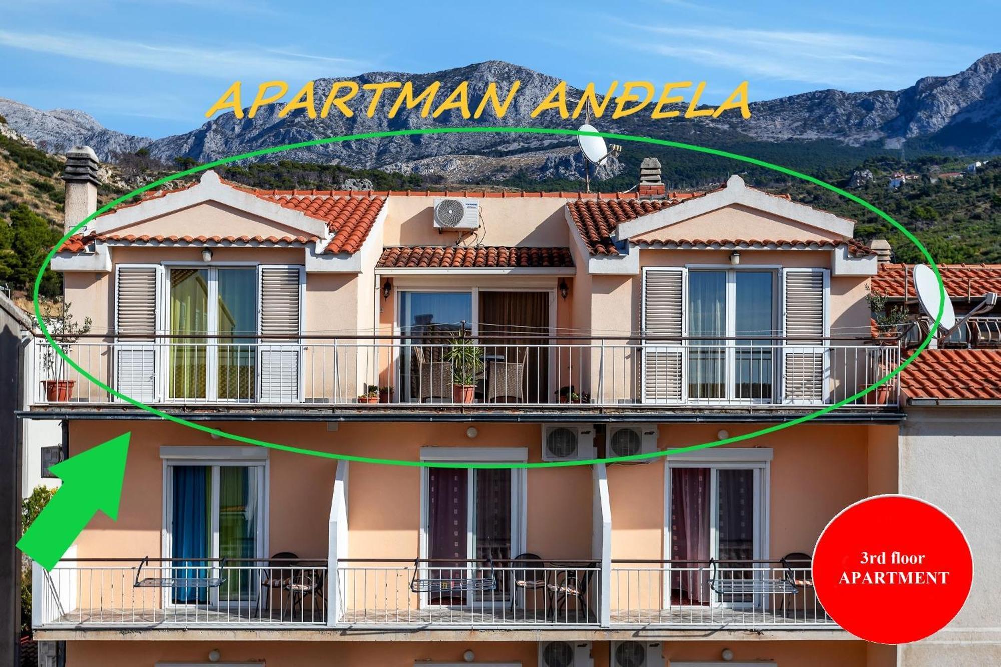 Apartman Andela Podgora Kültér fotó